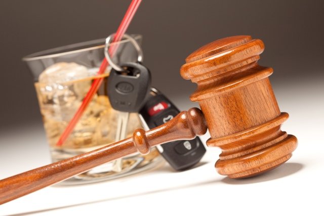 DUI defense and courtroom gavel